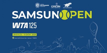 Samsun Uluslararası Open WTA Tenis Turnuvası Başlıyor